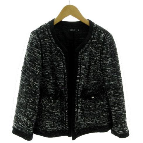 ドレスレイブ DRESSLAVE ジャケット フォーマル ノーカラー 切替え 