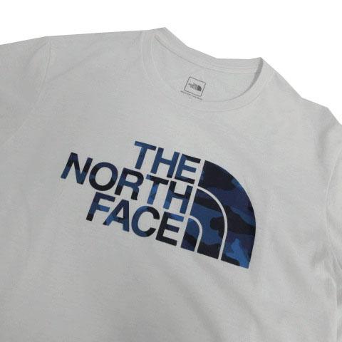ザノースフェイス THE NORTH FACE Tシャツ カモフラロゴ NT31897 半袖 ホワイト 白 ブルー 青 L メンズ｜vectorpremium｜02