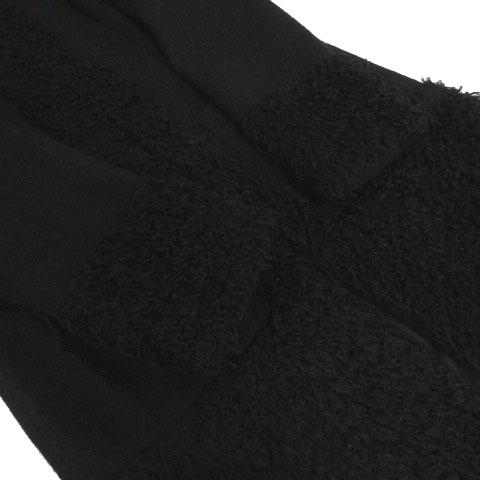 エムプルミエ ブラック M-Premier BLACK コート ノーカラー ボア