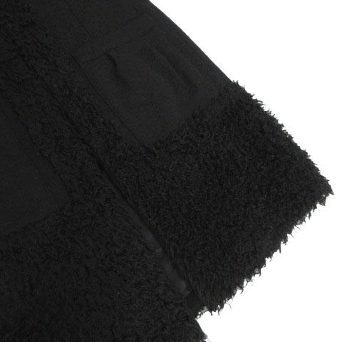 エムプルミエ ブラック M-Premier BLACK コート ノーカラー ボア エムプルミエ ブラック M-Premier BLACK コート ノーカラー ボア
