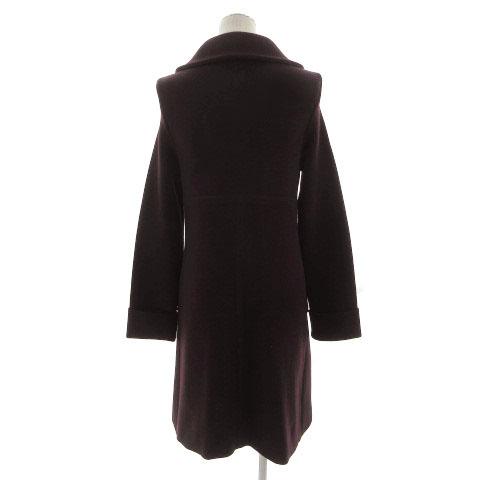 レディース 【美品】MOGA モガ カシミヤ混 女優襟ロングコート ダブル
