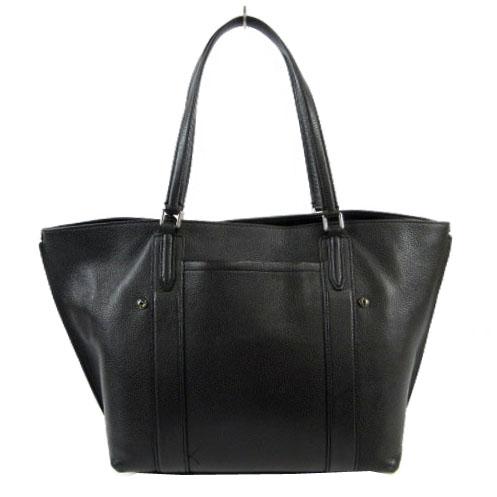 【未使用美品】COLE HAAN コールハーン ターンロックトートバッグ定価5万 COLE HAAN コールハーン ターンロックトートバッグ レザー 黒