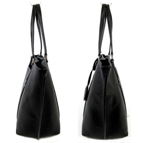 COLE HAAN コールハーン ターンロックトートバッグ レザー 黒