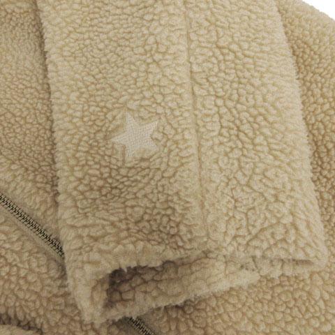 【中古】コンバース トウキョウ CONVERSE TOKYO ボアコート A2883FC210 ノーカラー ジップアップ ベージュ レディース コンバース トウキョウ CONVERSE TOKYO ボアコート A2883FC210 ノー