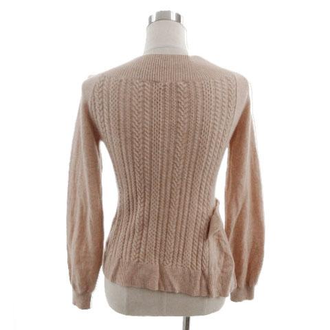 エポカ EPOCA ニット セーター 長袖 ケーブル編み ウール ピンク