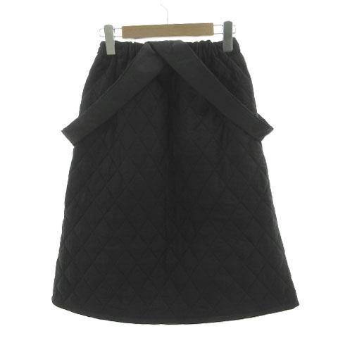 ZARA（ザラ） 未使用品 サスペンダースカート 台形 ミディ丈 ウエスト 