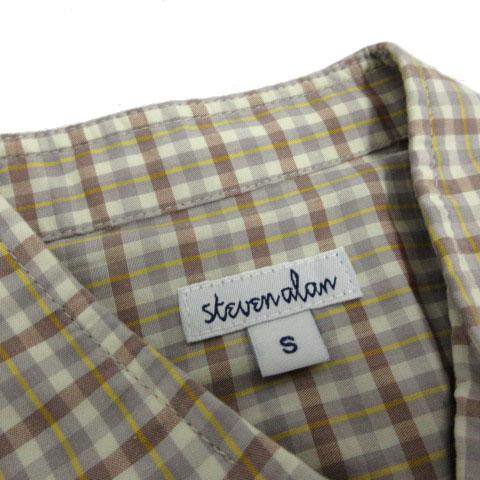 スティーブンアラン Steven Alan シャツ 長袖 コットン チェック