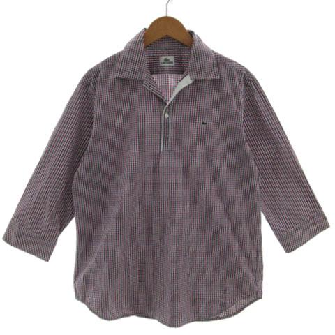 LACOSTE ラコステ シャツ CH098E プルオーバー ロゴ 七分袖