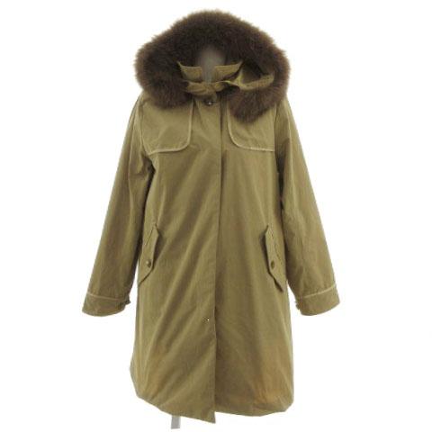 スキャパ SCAPA コート ステンカラー トレンチ フード フォックス 