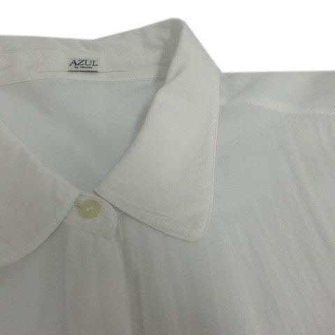 AZUL BY MOUSSY（アズールバイマウジー） シャツ とろみ オーバー 