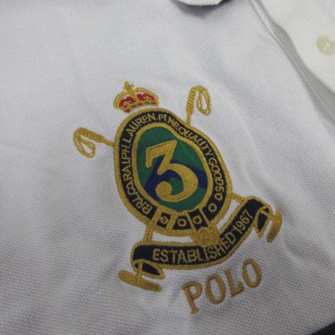 Polo Ralph Lauren 刺繍ビッグポニー エンブレム ポロシャツ短丈 Ralph Lauren ポロシャツ イタリア代表 ビッグポニー刺繍 エンブレム