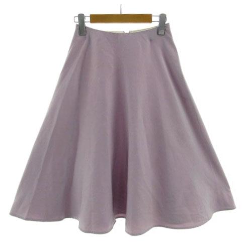 クイーンズコート QUEENS COURT サーキュラーシンプルフレアスカート  