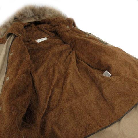 INTERNATIONAL GALLERY BEAMS ラクーンファー ロングコート 23-19-0132