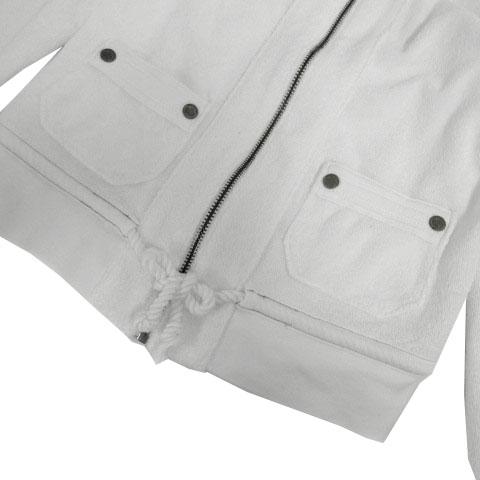 ジューシークチュール JUICY COUTURE ジャケット ノーカラー パイル 