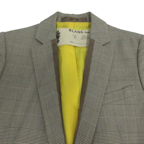 ブランバスク blanc basque ジャケット テーラードカラー 七分袖