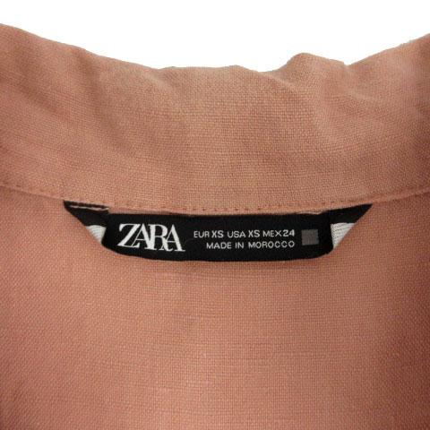 ZARA（ザラ） オールインワン テーラードカラー カシュクール 半袖 