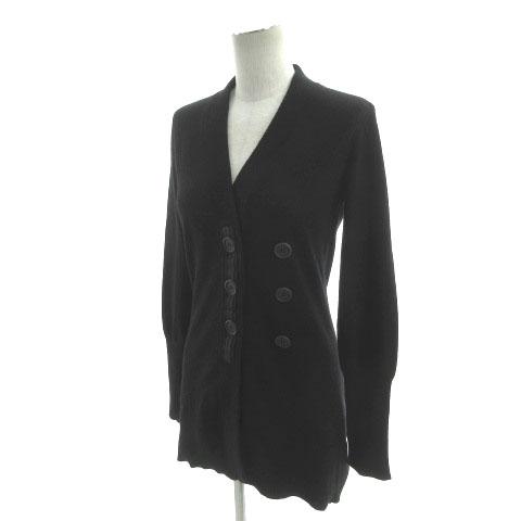 ブルネロクチネリ　コットンカーディガン　上質　長袖　ブラック　S BRUNELLO CUCINELLI(ブルネロクチネリ) カーディガン(レディース