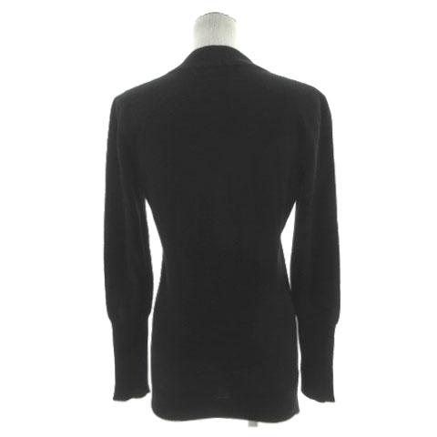 【中古】ブルネロクチネリ BRUNELLO CUCINELLI カーディガン ニット 長袖 イタリア製 カシミヤ100％ ブラック 黒 S ブルネロクチネリ BRUNELLO CUCINELLI カーディガン ニット 長袖
