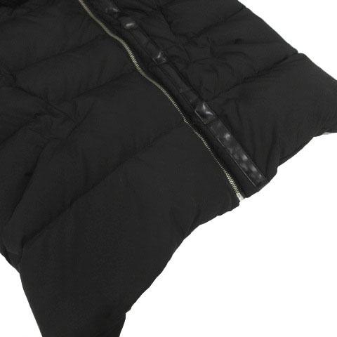 ダブルスタンダードクロージング 36 ダークネイビー 濃紺 ファー付ダウンベスト DSC / キルティングダウンベスト OUTERS Night STORE | ダブル