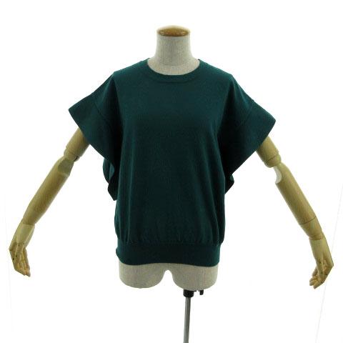 新品未使用　RADIATE オリーブグリーン フリル付きトレーナー スウェット（グリーン・カーキ/緑色系・フリル）ファッション