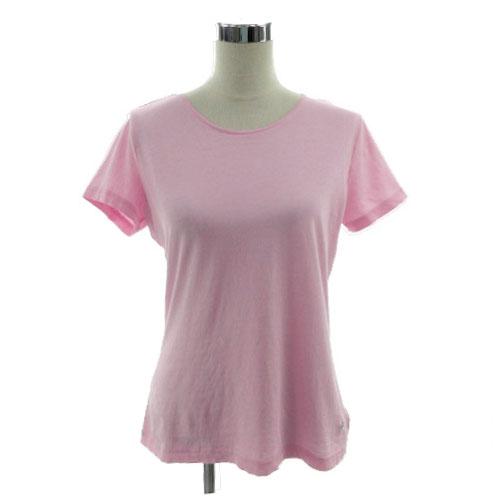 ボグナー BOGNER Tシャツ ロゴ 半袖 コットン ピンク ML レディース 