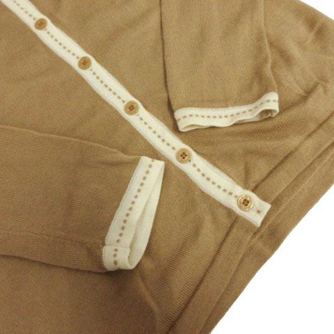 クレージュ courreges アンサンブルニット カーディガン 丸首 長袖 