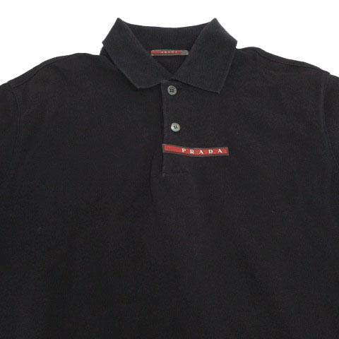 PRADA SPORT プラダスポーツ ポロシャツ ETE0044 半袖 ロゴ PRADA SPORT プラダスポーツ ポロシャツ ETE0044 半袖 ロゴ