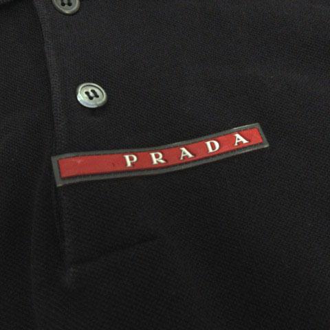 PRADA SPORT プラダスポーツ ポロシャツ ETE0044 半袖 ロゴ PRADA SPORT プラダスポーツ ポロシャツ ETE0044 半袖 ロゴ