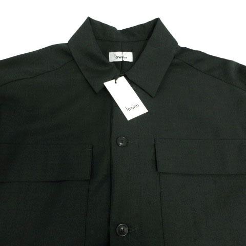 未使用品 ローン Lownn シャツ ワークシャツ 胸ポケ 長袖 シンプル
