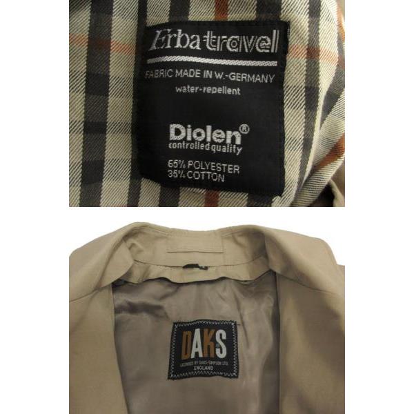 ダックス DAKS コート Erba travel ドイツ製生地 Diolen