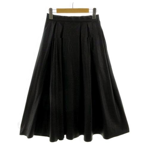 ブレンへイム BLENHEIM スカート タック フレア フェイクレザー ロング 