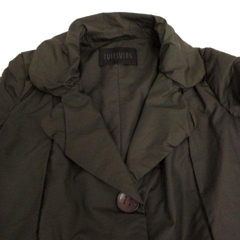 着用動画あり】フェイクウールパイピングスタンドカラーコート | Thevon.(ゼヴォン)レディース | PAL CLOSET(パルクローゼット) -  パルグループ公式ファッション通販サイト スウィンスウィング スタンドカラー ダブルジップコート ロング 40 L 茶