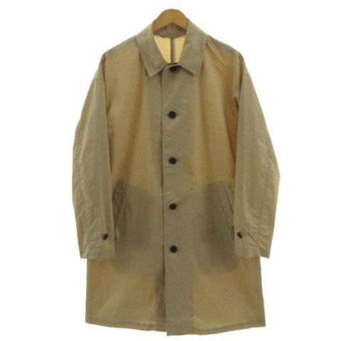 RAGEBLUE レイジブルー コート ステンカラー コットン混 ベージュ M  