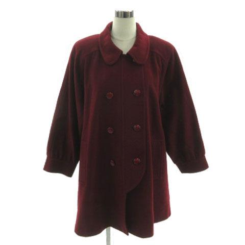 レリアン　グレー系 ウール混合 ピーコート レリアン グレー系 ウール混合 ピーコート レリアン Leilian コ