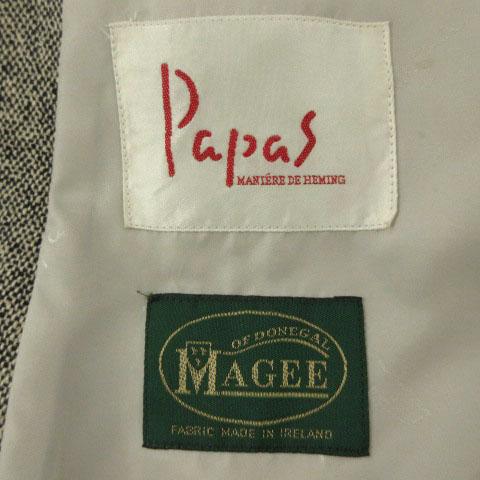 パパス Papas ジャケット ドネガルツイード マギー MAGEE アイルランド