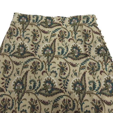 SOLIADO トゥモローランド ポリエステルサテン プリントタイトスカート