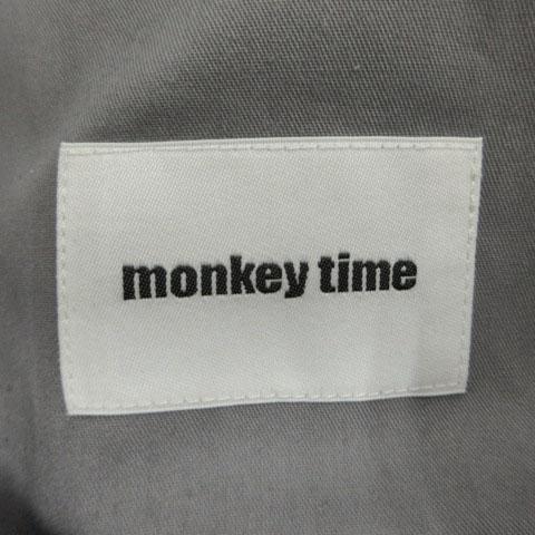 monkey time グレー ワイドスラックス M モンキータイム MONKEY TIME アローズ renu TRO WIDE 1P PANTS/ ワイド