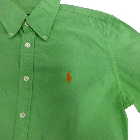 RALPH LAUREN ポニー刺繍 オックスフォードシャツ BD グリーン RALPH LAUREN オックスフォードシャツ 緑 刺繍 長袖 BD｜Yahoo!フリマ