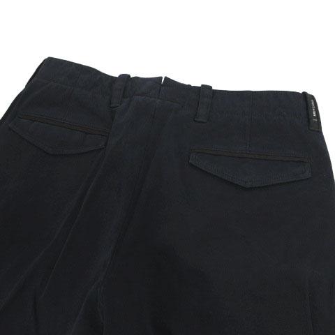 美品 定価4.4万 PT01 コットン ドレスチノ スラックス ネイビー 48 ピーティーゼロウーノ PT01 パンツ チノパン GARMENT DYED STRETCH