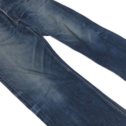 【中古】ウエアハウス WAREHOUSE Lot.1001 ジーンズ デニム ボタンフライ セルビッチ 日本製 インディゴ 青 30 ウエアハウス WAREHOUSE Lot.1001 ジーンズ デニム ボタンフライ