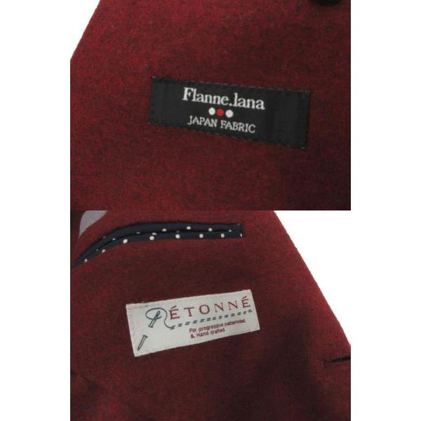 エトネ ETONNE ジャケット Flanne.Jana 日本製生地 テーラードカラー