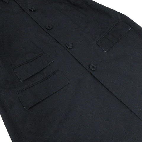 ケンペル KEMPEL コート ステンカラー コットン ネイビー 紺 38 