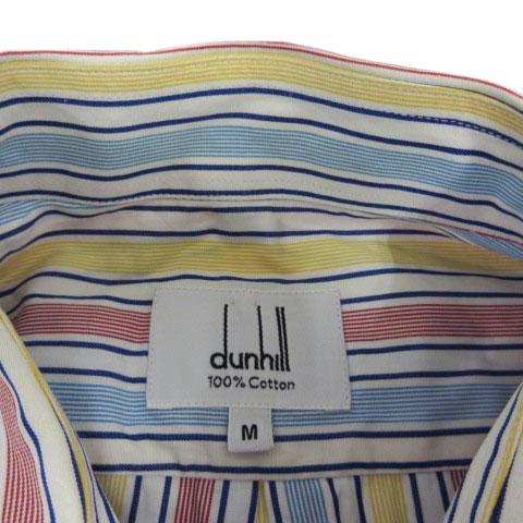 dunhill（ダンヒル） シャツ 長袖 コットン マルチストライプ オフ白 