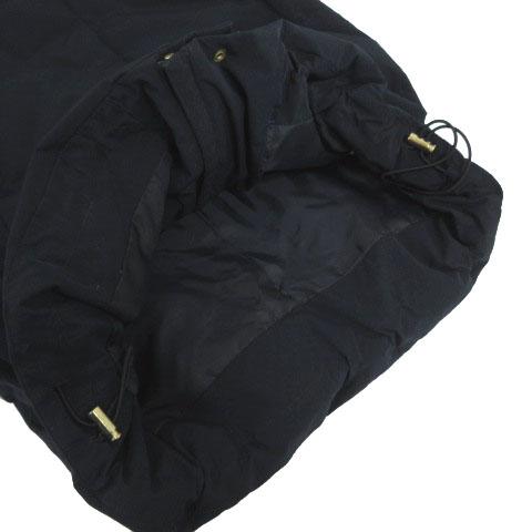 【中古】デッサン Dessin 袖リブ付ショートダウンジャケット F58-93021 フーディー ジップアップ ネイビー 紺 1 デッサン Dessin 袖リブ付ショートダウンジャケット F58-93021