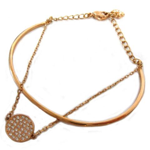 スワロフスキー SWAROVSKI Sublima バングル ローズゴールドトーン