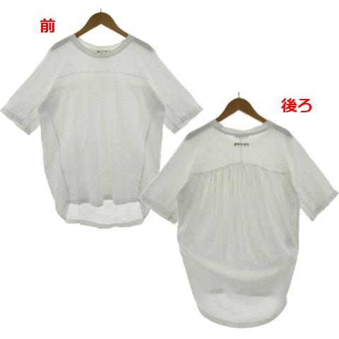 MARNI（マルニ） ロゴタグバックギャザーTシャツ THJE0157EX TCY68 五 