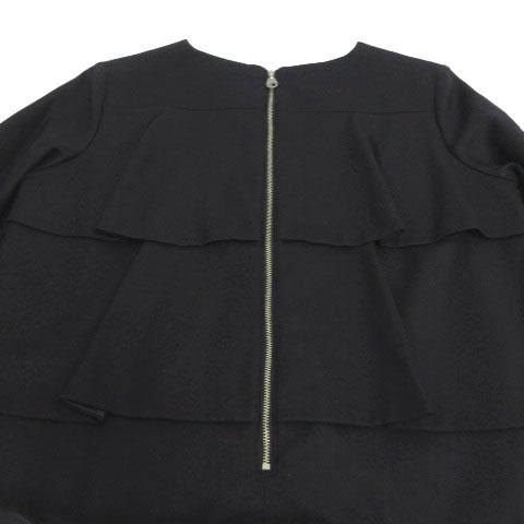 ドゥクレ Deux cle レキップ L'EQUIPE ワンピース Vネック 長袖 バック