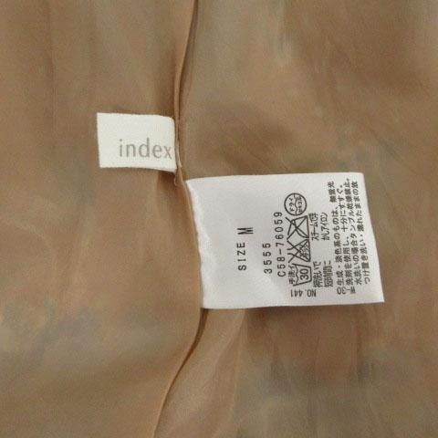 インデックス INDEX チェックフラワードットスカート C58-76059 タック