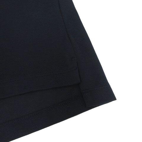 【未使用】セオリー theory ニットポロシャツ ブラック S 中古・古着通販】theory (セオリー) ウールニットポロシャツ