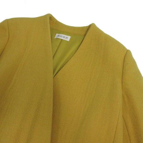 プラステ PLST ウールモッサカラーレスコート 12-8409001 起毛 ウール